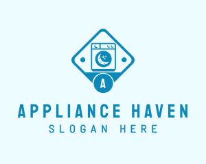 Laundry Washing Machine  logo design