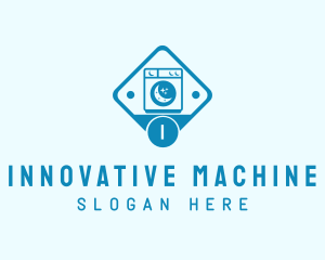 Laundry Washing Machine  logo design