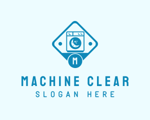 Laundry Washing Machine  logo design