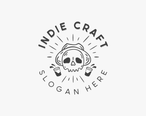 Indie - Skull Liquor logo design