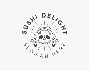 Skull Liquor Bar logo design