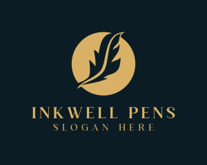 Pen - Quill Pen Publisher logo design