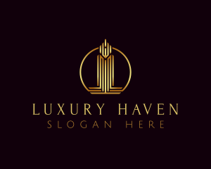 Luxury City Tower logo design