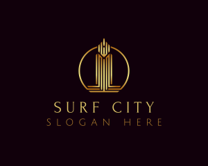 Luxury City Tower logo design