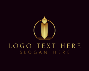 Expensive - Luxury City Tower logo design