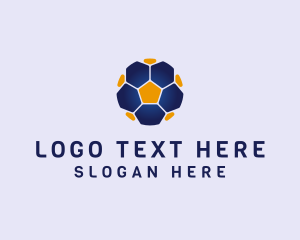 Technology - Soccer Sports Atom logo design
