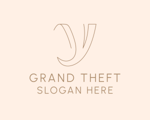 Lifestyle - Elegant Cursive Letter Y logo design