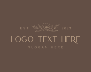 Shop - Elegant Flower Shop logo design