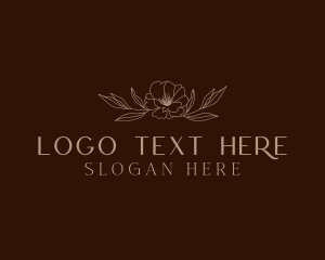 Elegant Flower Spa logo design