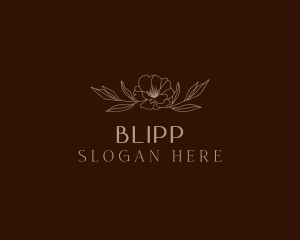 Flower - Elegant Flower Spa logo design