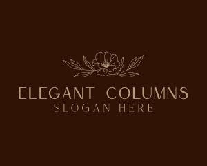 Elegant Flower Spa logo design