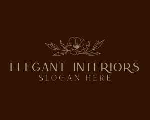 Elegant Flower Spa logo design