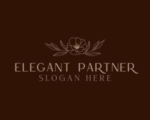 Elegant Flower Spa logo design