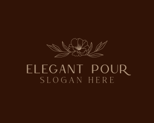 Elegant Flower Spa logo design