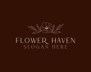 Elegant Flower Spa logo design