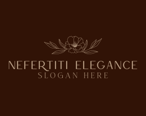 Elegant Flower Spa logo design