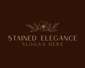 Elegant Flower Spa logo design