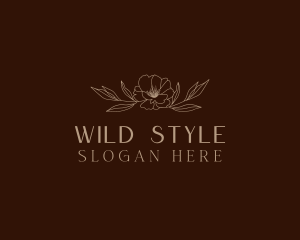 Elegant Flower Spa logo design