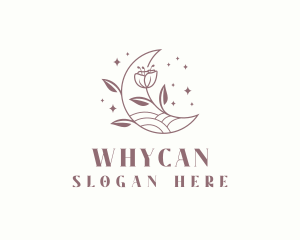 Artisanal - Boho Flower Moon logo design