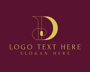 Hotel - Minimalist Letter D logo design