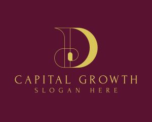 Investors - Minimalist Letter D logo design