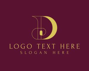 Letter D - Minimalist Letter D logo design