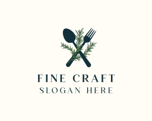 Rustic Rosemary Restaurant logo design