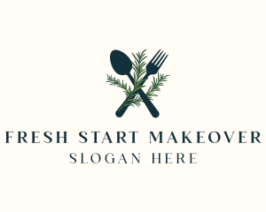 Rustic Rosemary Restaurant logo design