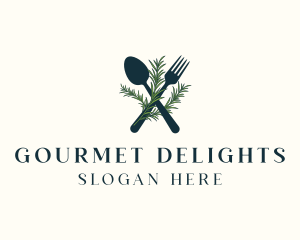 Rustic Rosemary Restaurant logo design