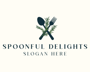 Rustic Rosemary Restaurant logo design