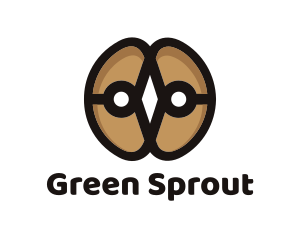 Seed - Brown Bean Seed logo design