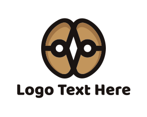 Duo - Brown Bean Seed logo design