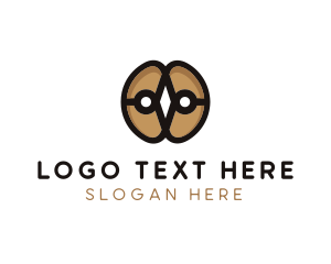 Duo - Brown Bean Seed logo design