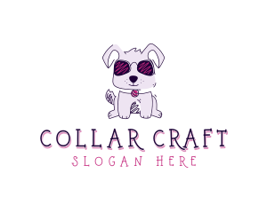 Pet Dog Sunglasses logo design