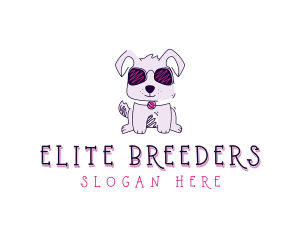 Pet Dog Sunglasses logo design