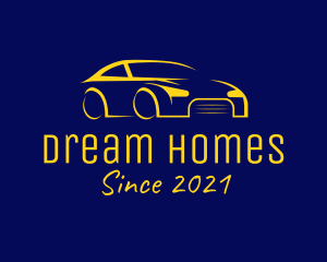 Car Rental - Gold Auto Dealer logo design