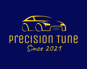 Tuning - Gold Auto Dealer logo design