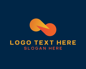 Gradient - Company Startup Loop logo design