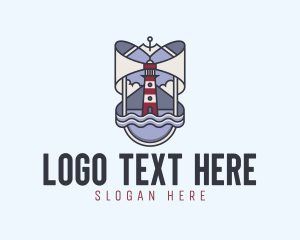 Sailor - Lighthouse Nautical Sailor logo design