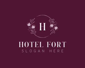 Flower Boutique Hotel logo design