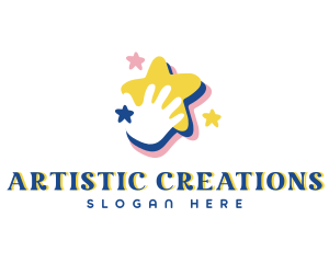 Creative Star Hand logo design