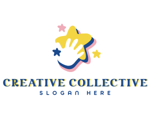 Creative Star Hand logo design