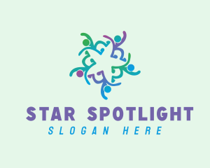 Human Star Group logo design