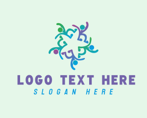 Volunteering - Human Star Group logo design