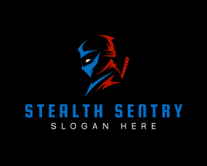 Stealth Ninja Assassin logo design