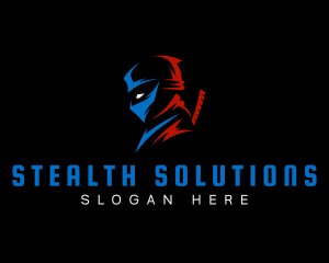 Stealth Ninja Assassin logo design