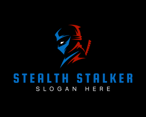 Stealth Ninja Assassin logo design