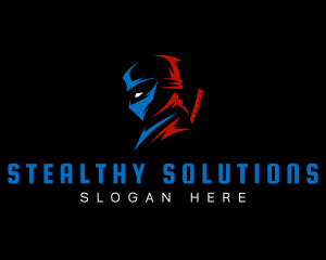 Stealth Ninja Assassin logo design