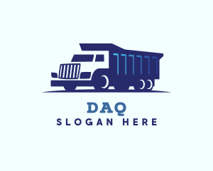 Transport Dump Truck  Logo