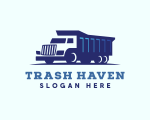 Transport Dump Truck  logo design